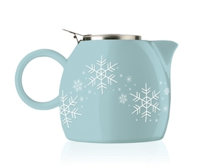 普格陶瓷茶壺 - 雪花 Snowflake